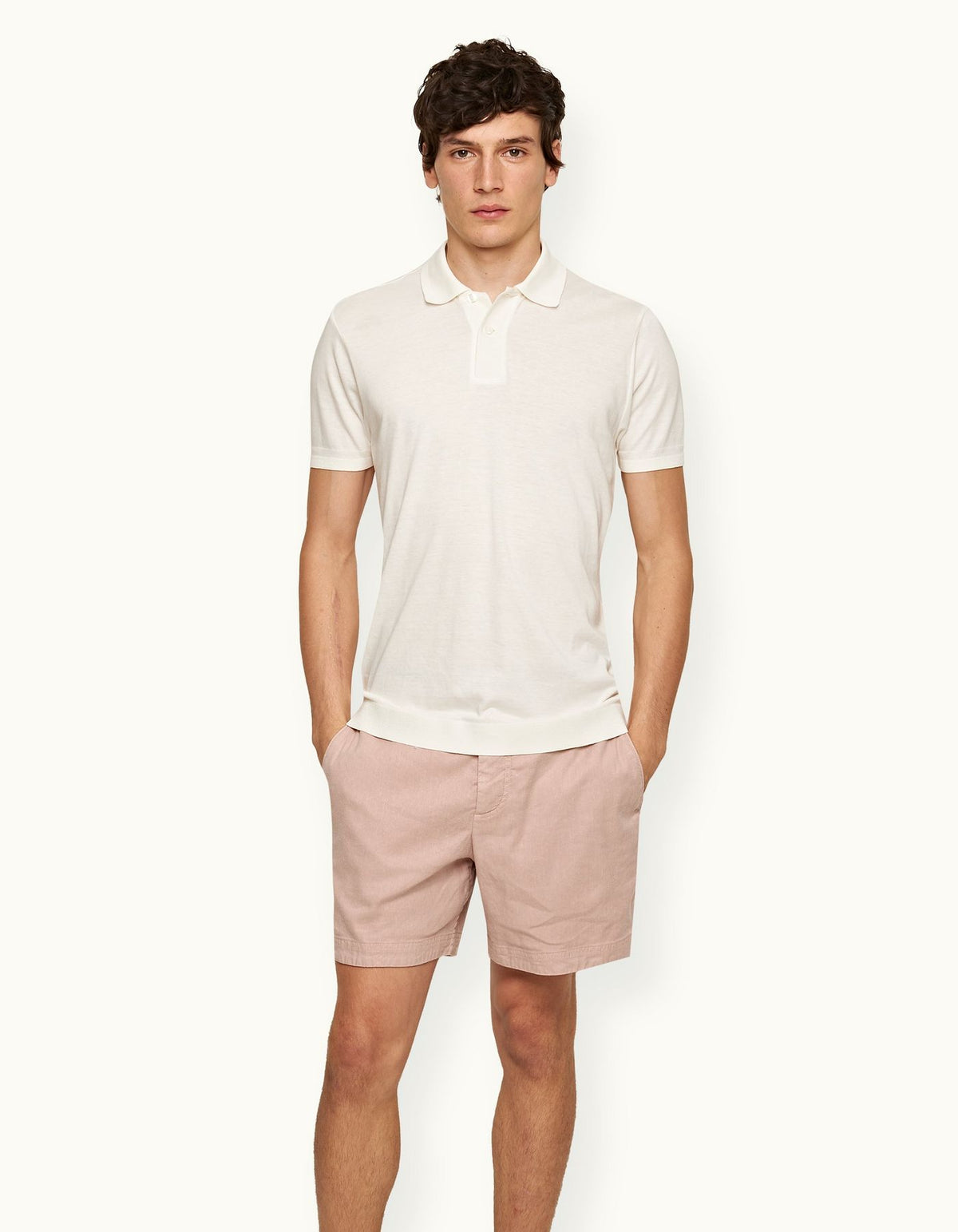 Jarrett Knitted Rib Polo Shirt