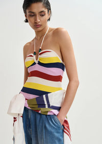 Jellie Halter Knit Top