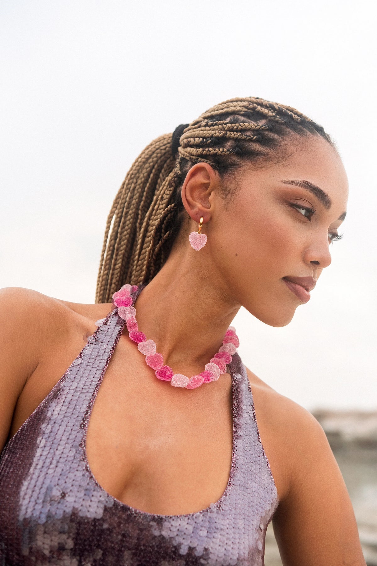 Jelly Heart Necklace