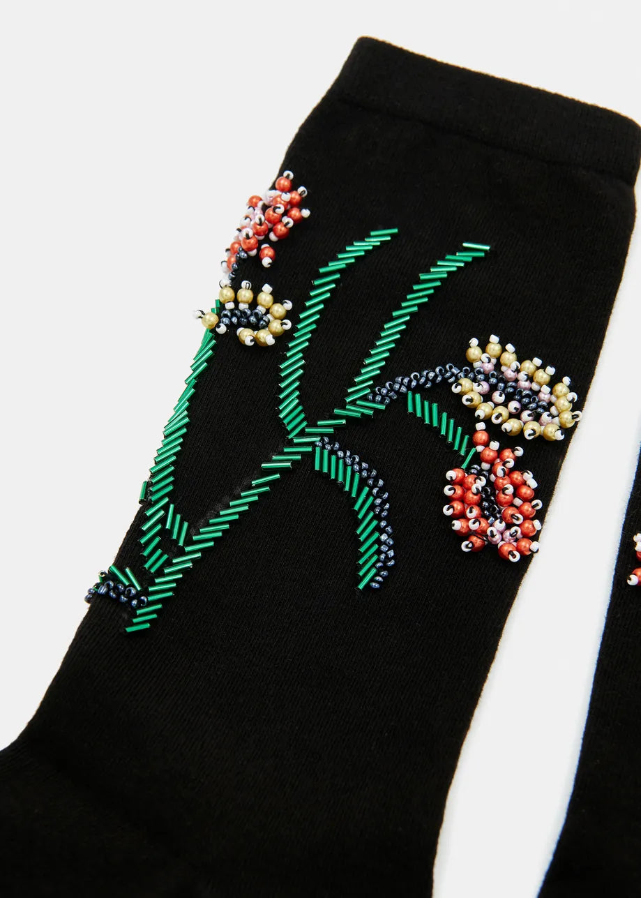 Jinto Embroidered Socks