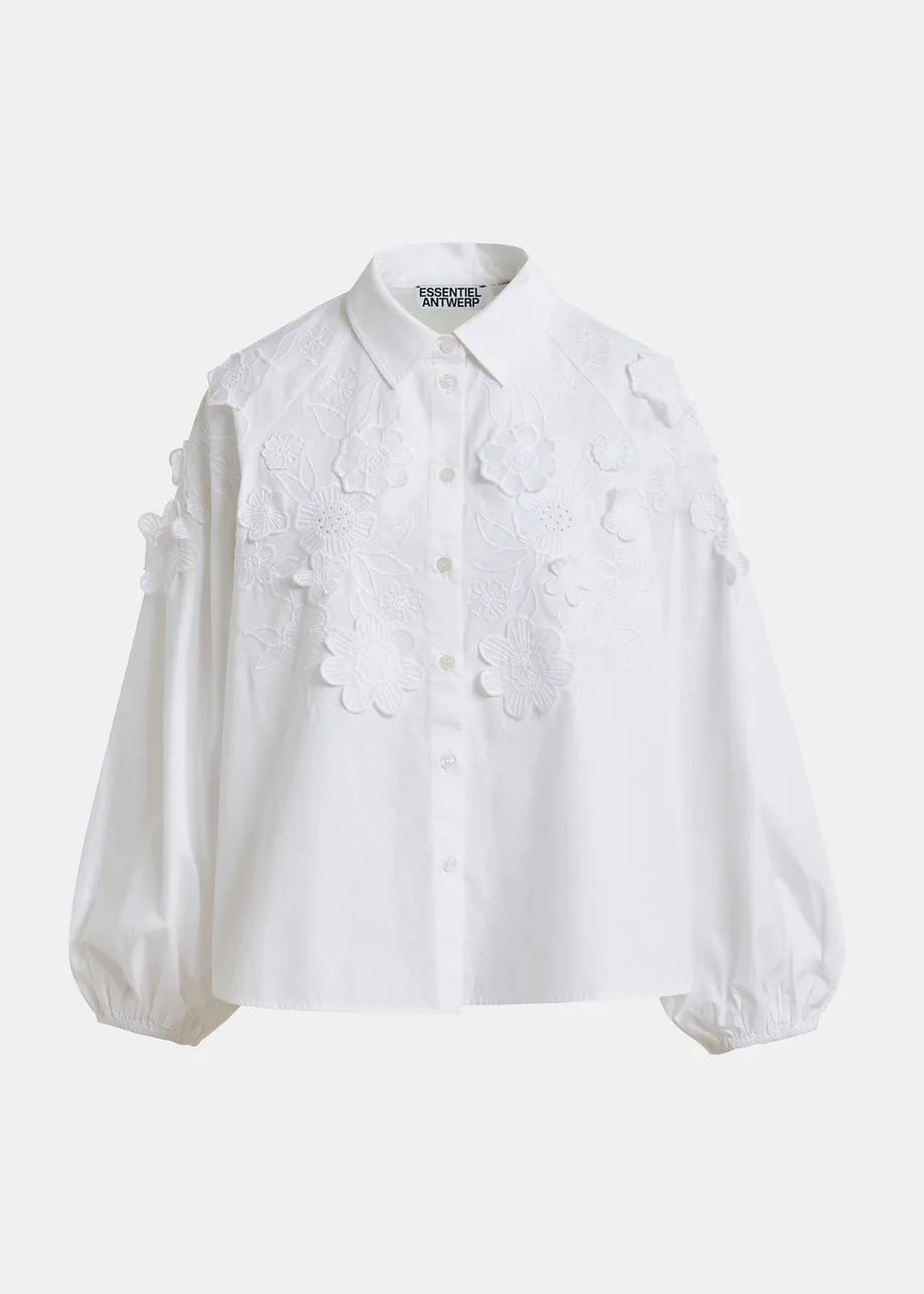 Joella Appliqué Floral Shirt