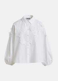 Joella Appliqué Floral Shirt