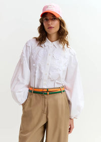 Joella Appliqué Floral Shirt