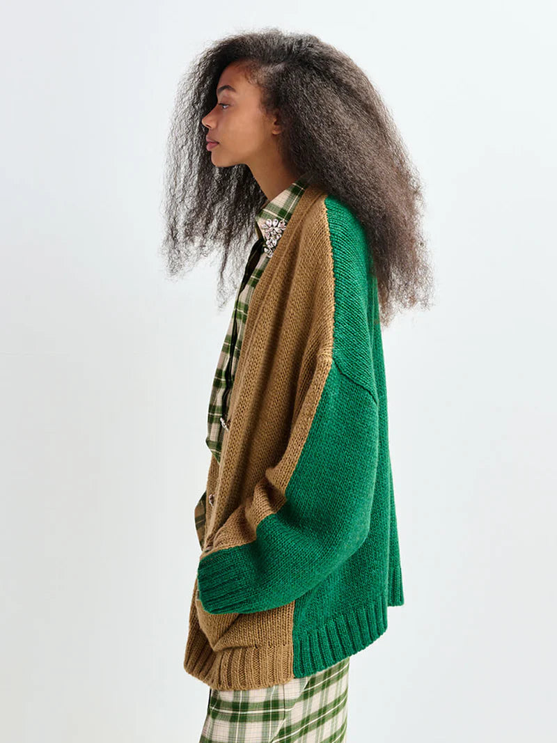 Jokes Bicolour Cardigan