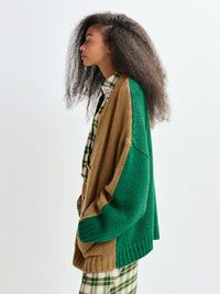 Jokes Bicolour Cardigan