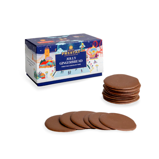 Jolly Gingerbread Milk Chocolate Thins 200g