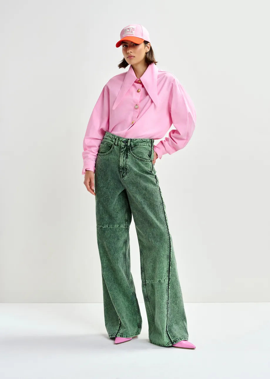 Jomato Elongated Collar Shirt