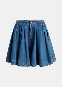 Joss Flared Denim Shorts