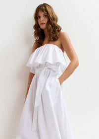 Joyce Belted Ruffle Dress