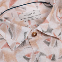 Julian Abstract Leaf Print Shirt