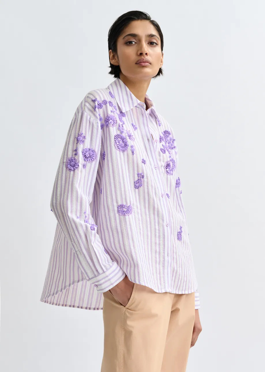 Julieta Floral Embellished Shirt