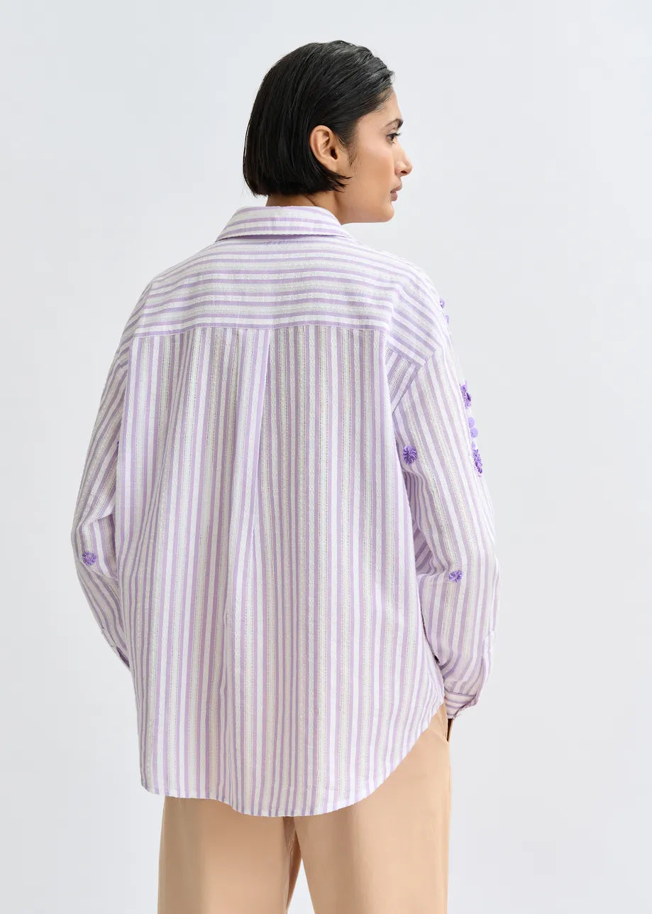 Julieta Floral Embellished Shirt