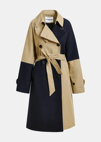Just Patchwork Trench Coat