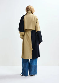 Just Patchwork Trench Coat