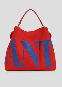 Embroidered Antwerp Logo Shopper Bag