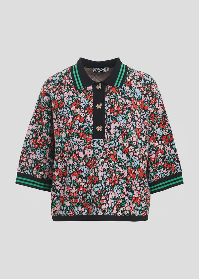 KARTOS Floral-Print Polo