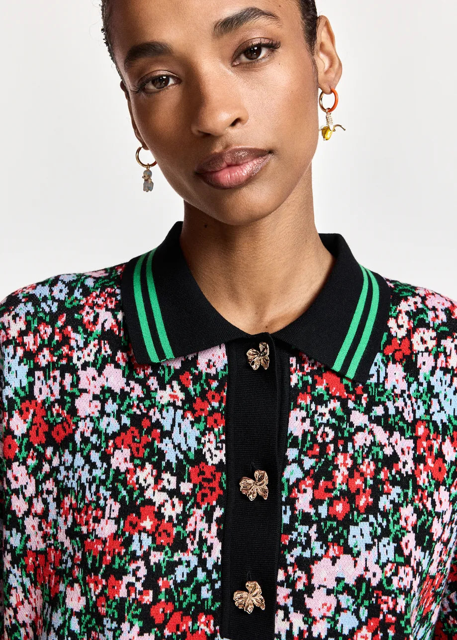 KARTOS Floral-Print Polo