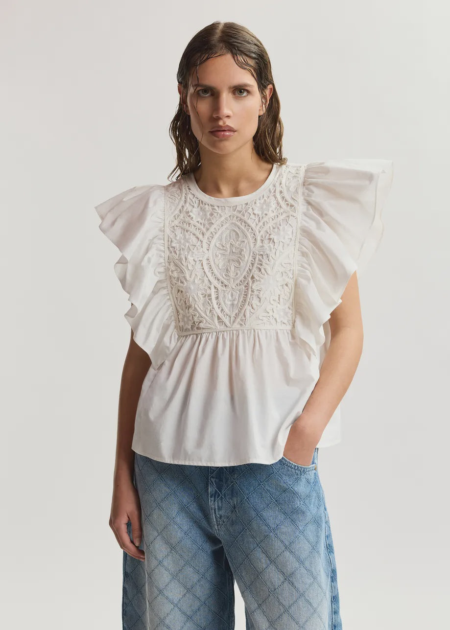 KEANY Peplum Top