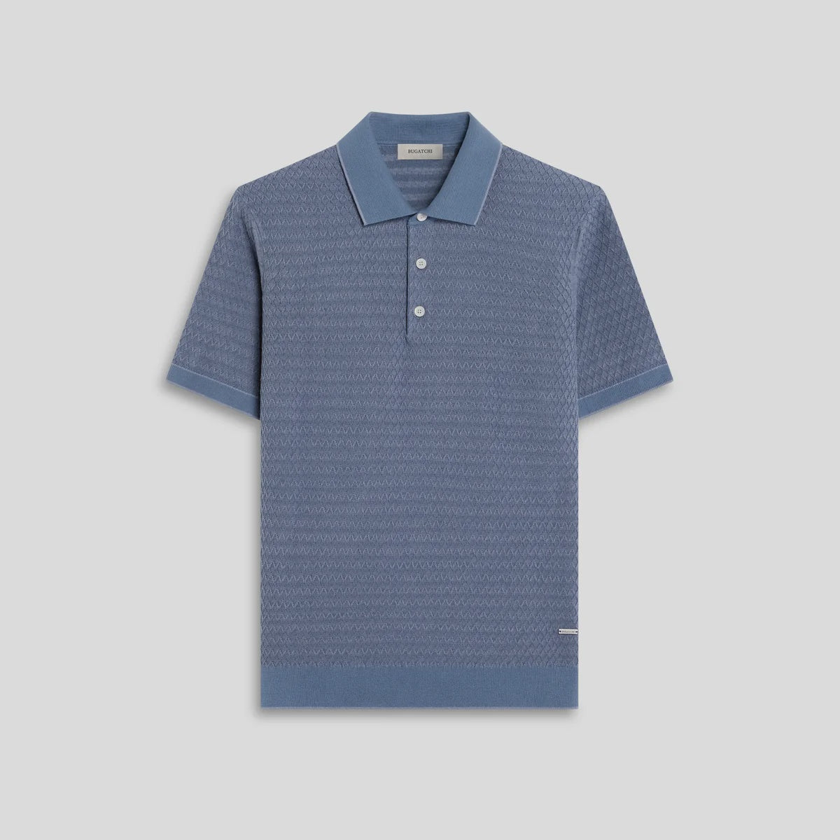Honeycomb Polo Sweater