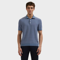 Honeycomb Polo Sweater