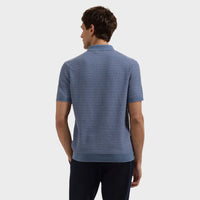 Honeycomb Polo Sweater
