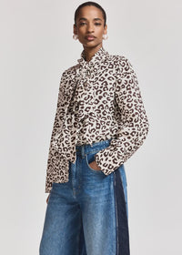 KHALEESI Pussy-Bow Shirt