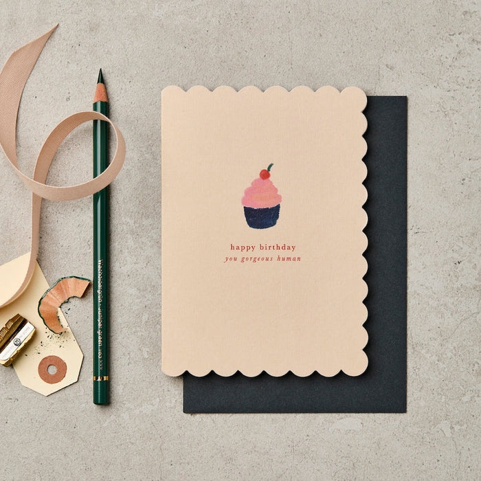 Happy Birthday Cupcake Card