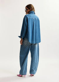 KATSU Barrel-Leg Jeans