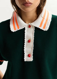 Knit Polo Top