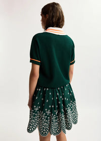 Knit Polo Top