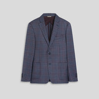 Plaid Wool Blazer