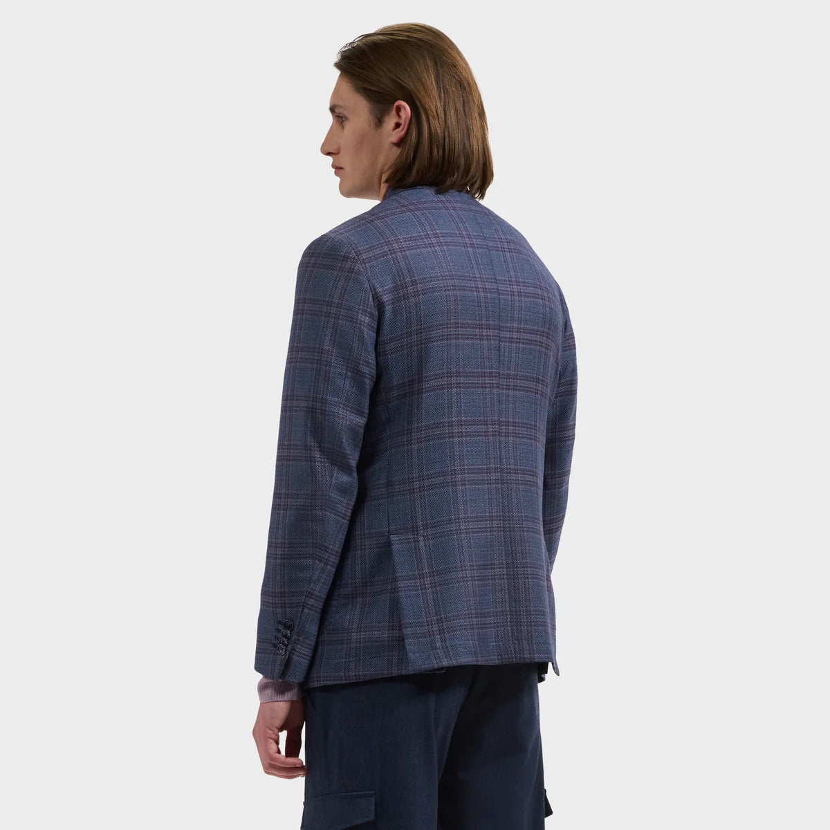 Plaid Wool Blazer