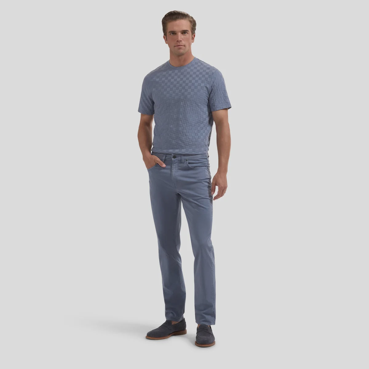 Preston Solid Five-Pocket Pant