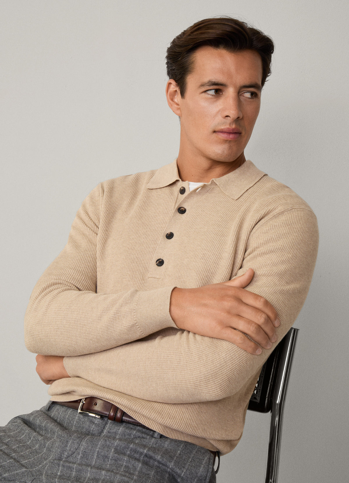 Knitted Rib Jumper