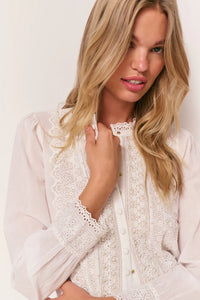 Larine Pearl-Embellished Blouse