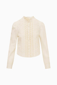 Larine Pearl-Embellished Blouse