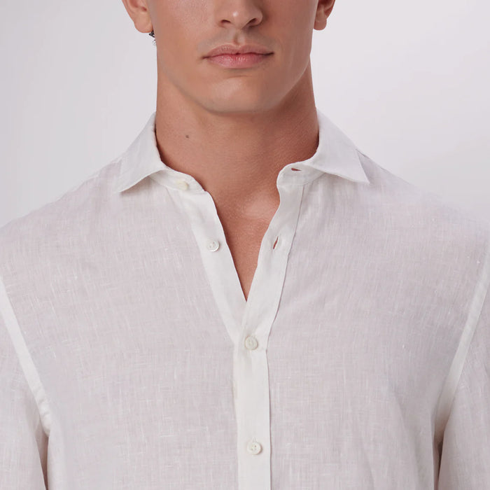 LS Linen Woven Shaped Shirt