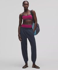 Ribbed-Waist Jogger