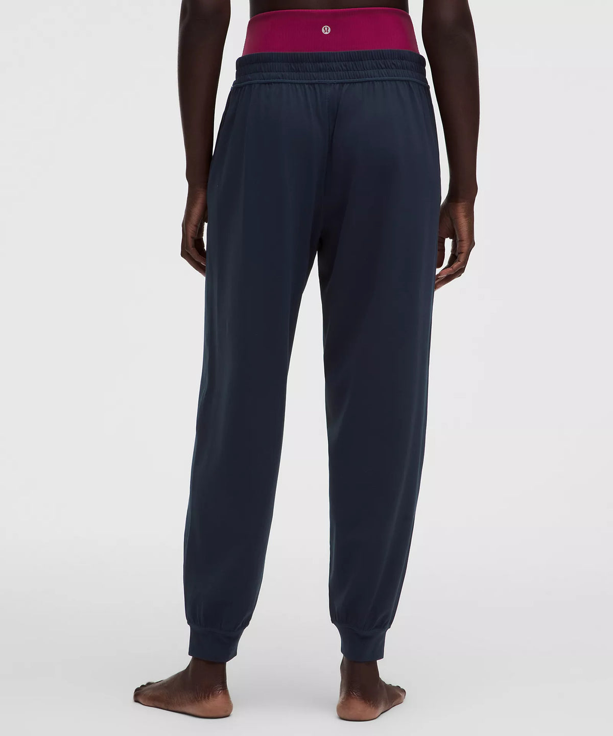 Ribbed-Waist Jogger
