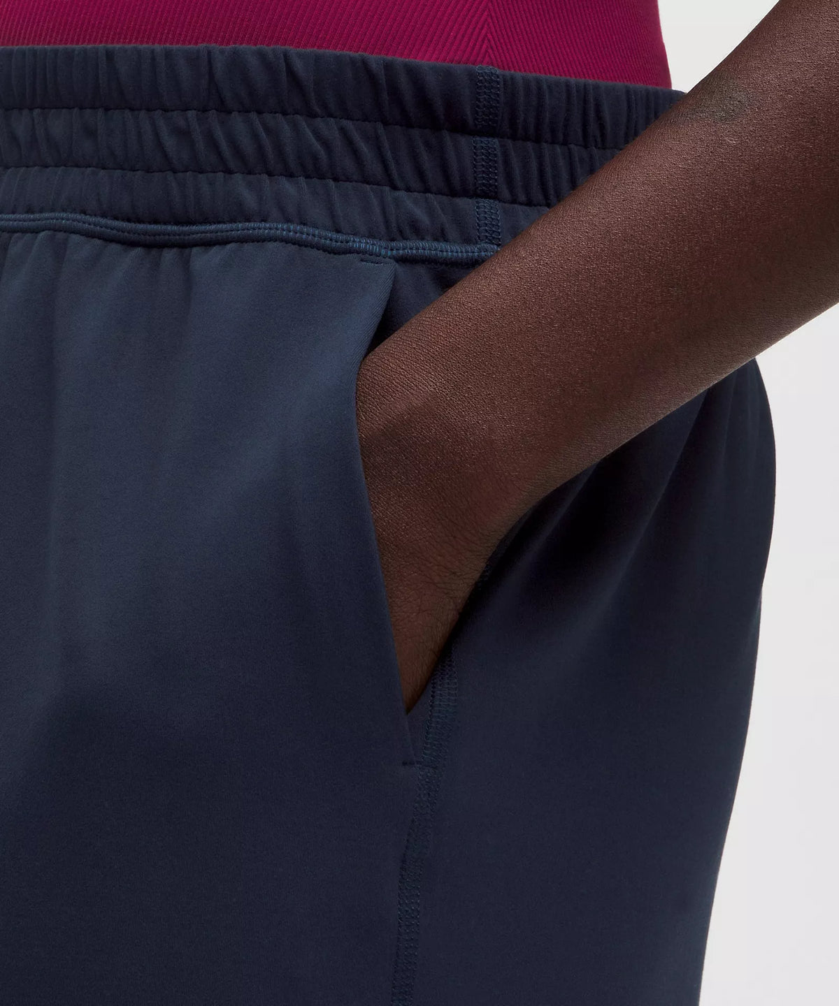 Ribbed-Waist Jogger
