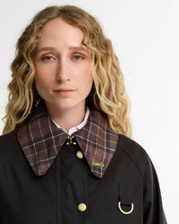 Tartan Collar Spey Waxed Jacket