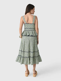 Lacey Dress Bird block