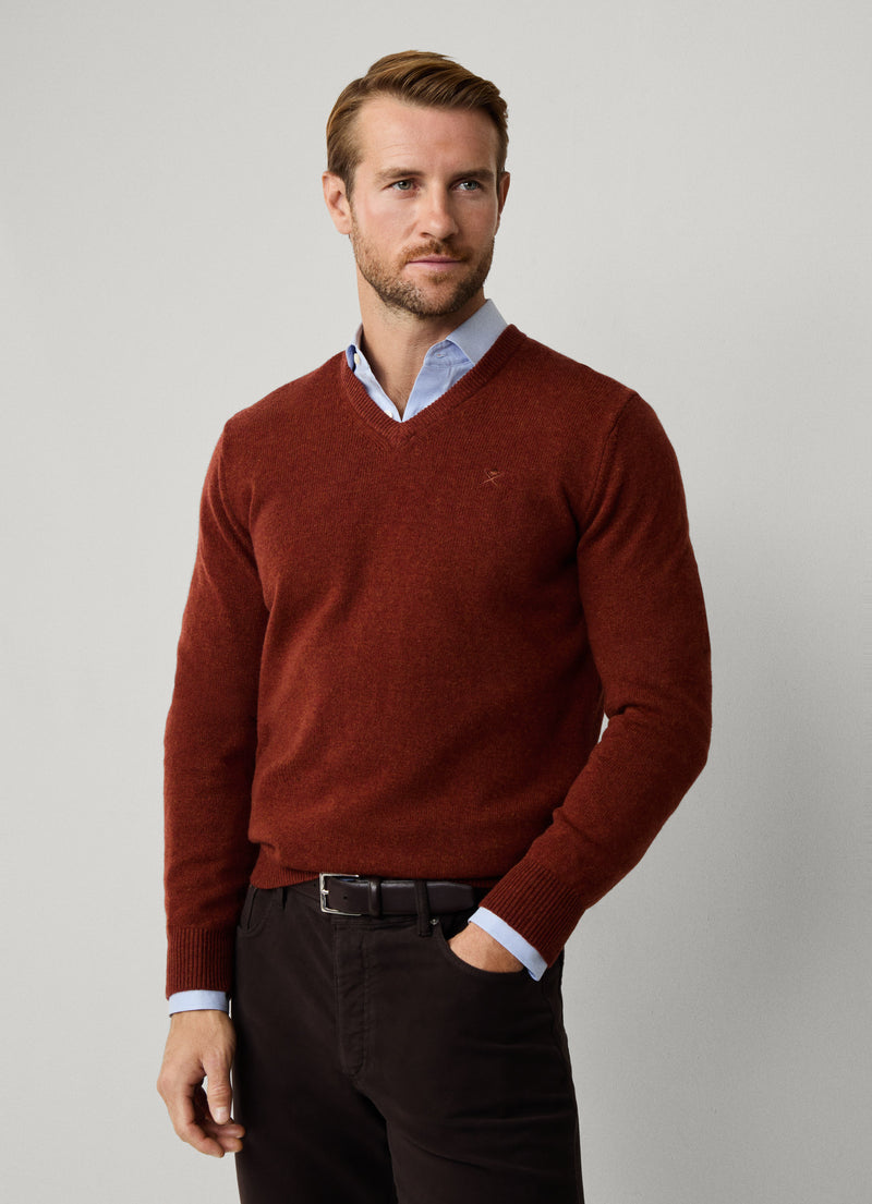 Lambswool V-Neck Jumper