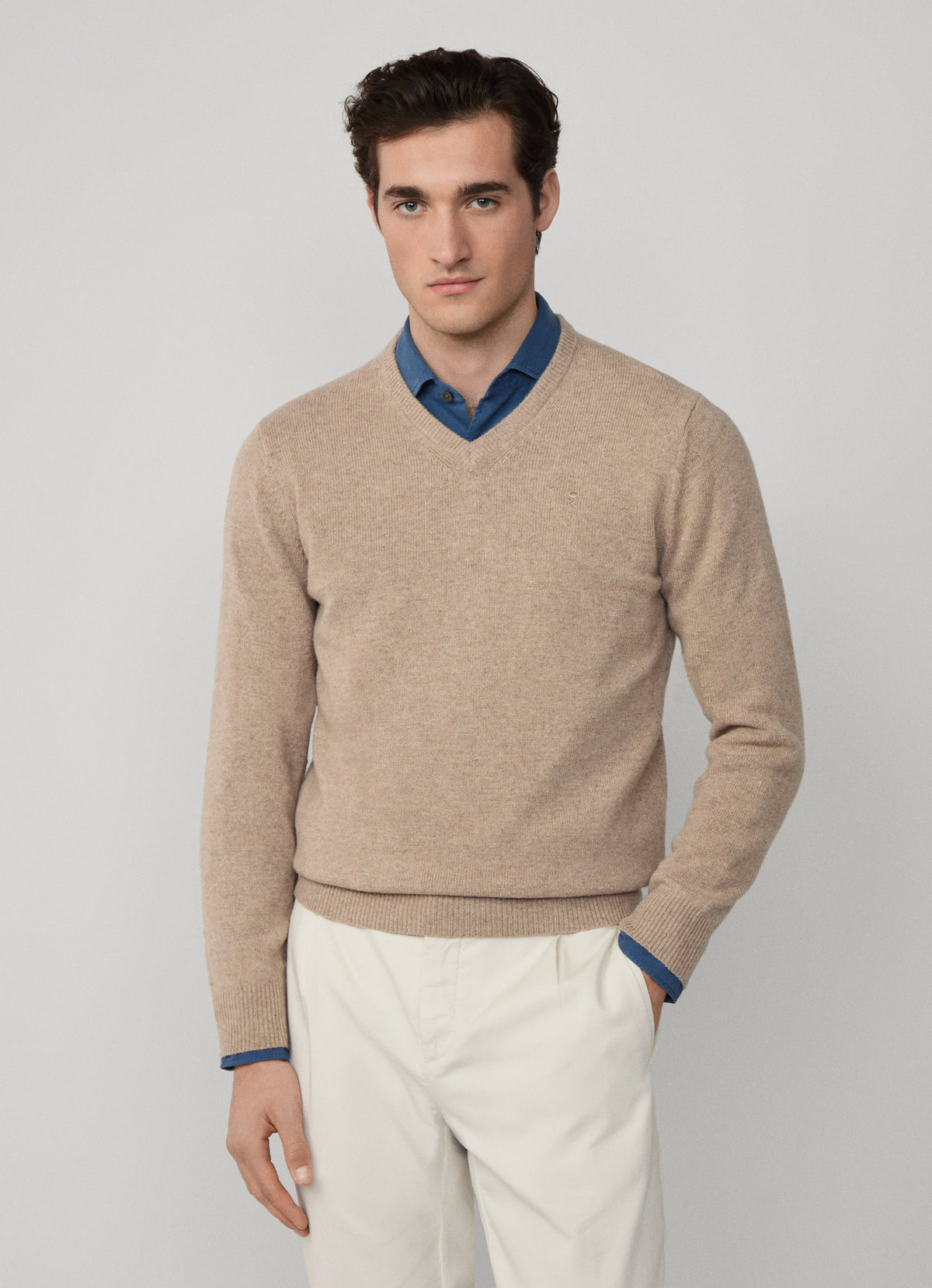 Lambswool V-Neck Jumper