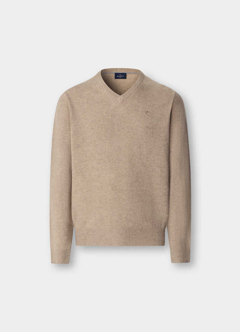 Lambswool V-Neck Jumper