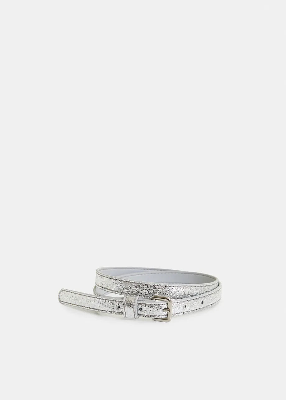Lida Shiny Thin Belt