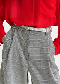 Lida Shiny Thin Belt