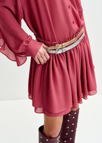 Lida Shiny Thin Belt