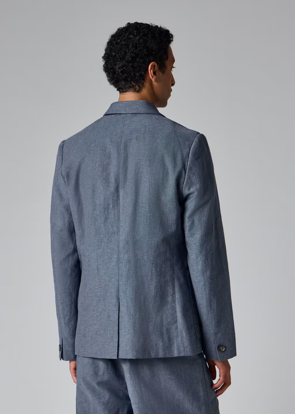 Linen-Cotton Buggy-Lined Blazer