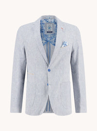 Linen Stripe Blazer